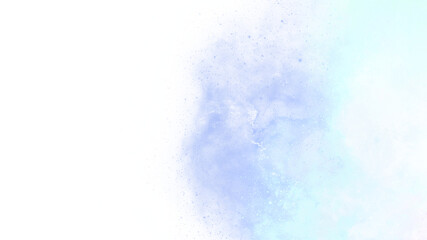 Abstract blue background with splashes. Vibrant particle flow abstract wave on on transparent background in neon blue and purple. Perfect for network communication, and futuristic innovation.