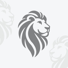 lion head silhouette