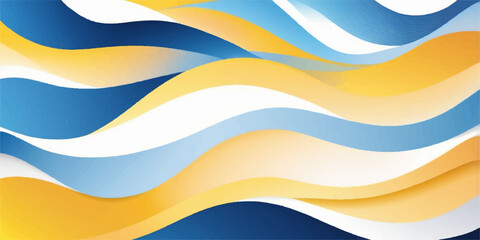 Colorful abstract vector background design with flowing wave lines, suitable for a banner or wallpaper template