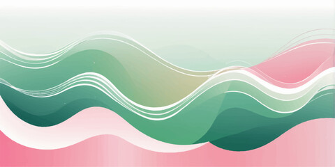 Colorful abstract wave background design illustration with flowing curves and lines for web banner or wallpaper