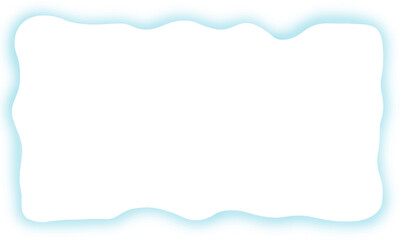 Snow frame, Christmas Frame with Snow Border