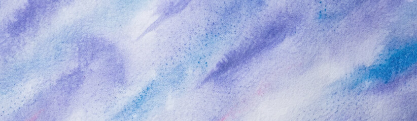  Fantasy smooth light pink, purple shades and blue watercolor paper textured illustration for grunge design, Pink pastel background. Pastel ink colors wet effect hand drawn canvas aquarelle background