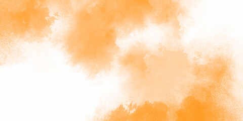 abstract cloud and vapor texture background. orange and white smoke aquarelle smudge illustration abstract white Fog or smoke color isolated background , Abstract Painted Illustration. Brush stroked.