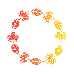 Autumn Glyph Icon Wreath