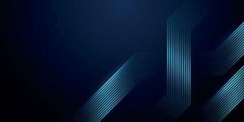 Obraz premium Background with dynamic and elegant abstract line decoration. Modern and futuristic background concept for covers, banners, brochures, presentations, certificates, websites, and cards. VOL. 8