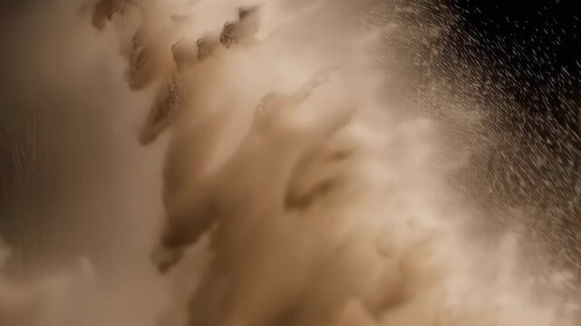Particle Swirl Sandstorm Animation