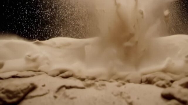Particle Swirl Sandstorm Animation