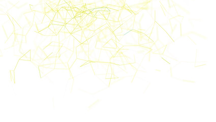 Fototapeta premium Abstract design with connecting lines. Modern digital concept for web design or social media. Network connections background.