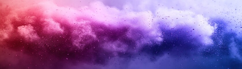 Fototapeta premium Colorful smoke explosion art studio setting digital artwork abstract environment aerial perspective creative concept