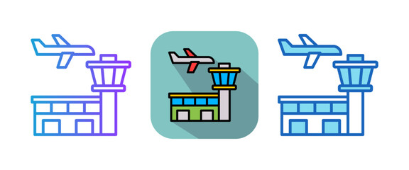 Airport multiple icon