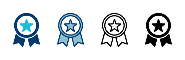 Achieve icon vector isolated on white background. Award vector icon. medal Vector icon . Achievement. stamp