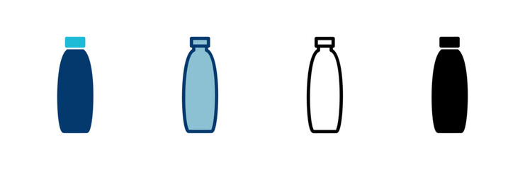 Bottle icon vector isolated on white background. Bottle vector icon
