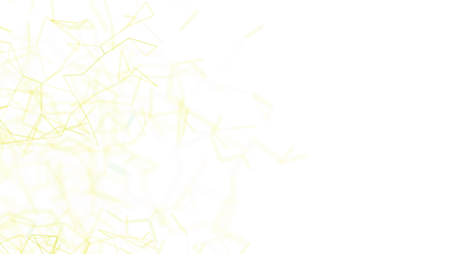 Abstract illustration of network lines and connections, perfect for technology, innovation, and futuristic concepts. Clean design with yellow an