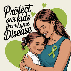Protect Our Kids from Lyme Disease Awareness Design