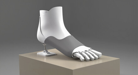 3D-printed prototype of adaptive prosthetic climbing foot on display  