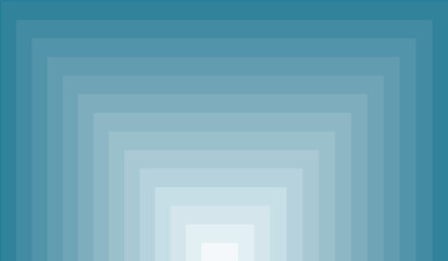 Blue Gradient Squares Vector Illustration with Tunnel Effect