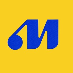 letter M Clean and Minimal Initial Based Logo Design