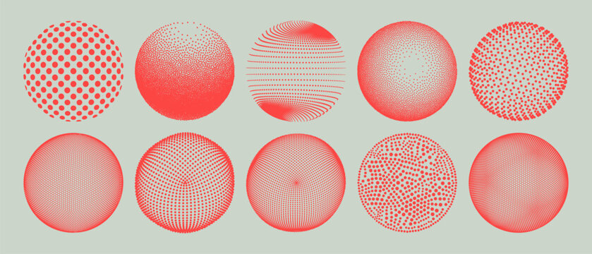 Sphere. Grid structure. Global digital connections. Technology style. 3D illustration for brochure, poster, card, presentation, flyer or banner.