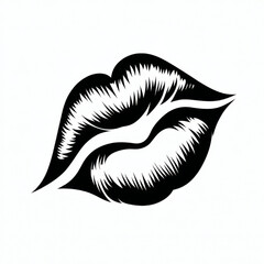 Minimalist line art cutlery, black and beige, healthy eating concept