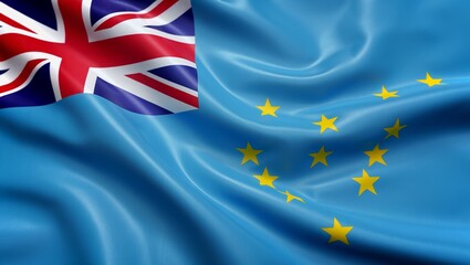 flag of Tuvalu 