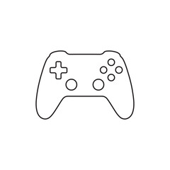 Vector outline icon of a joystick