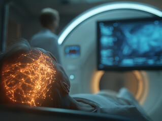 Medical Imaging Concept of Human Brain with Digital Neural Network