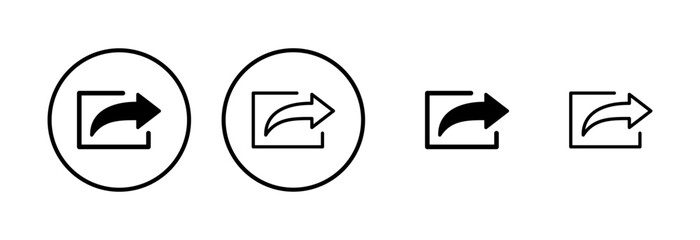 Share icon logo design. Sharing sign and symbol