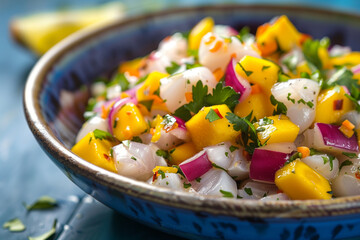 Ceviche de corvina