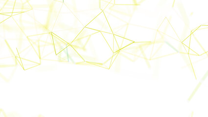 Modern digital geometric network of connections and data flow illustration. Suitable for design and business related projects.