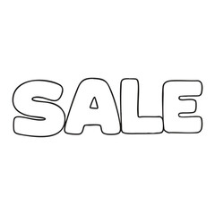 Outline Vector Bold Bubble Text Typography SALE