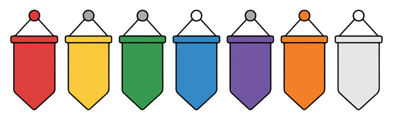 sale price tag vector icon set