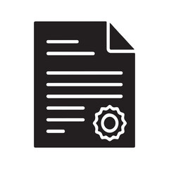 Confidential Or Sealed Paper Document Icon