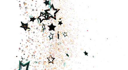 Stunning abstract star background with sparkling glitter and particles. Perfect for festive...