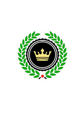 crown icon vector illustration