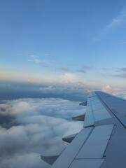 Fototapeta premium wing of airplane
