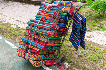 Thai mats for laying on the floor local mat handcraft thai style .