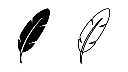Feather icons with transparent background