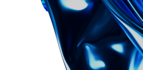 A mesmerizing abstract background featuring a flowing blue surface with captivating light and shadow play. Perfect for modern design concepts an