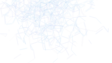 Abstract digital network with connected lines on a white background. Ideal for technology, communication, and data transfer concepts.  Modern de