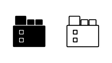 File folder icon with transparent background