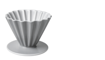 Pour over coffee dripper for making delicious single brew cup