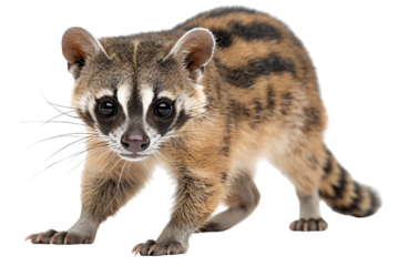 A charming and curious creature with distinctive markings and expressive eyes, perfect for wildlife enthusiasts and nature lovers.