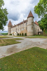 Fototapeta premium Chateau de Bazoches historic castle in Nievre, France