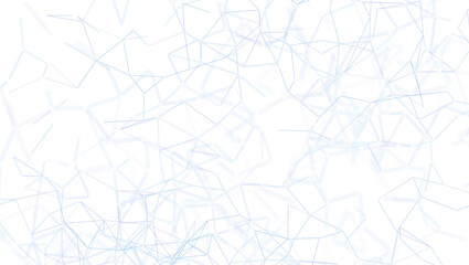 Abstract background of blue and white lines resembling a network, perfect for technology, data, and...