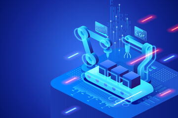 Factory Robotics in Smart Manufacturing