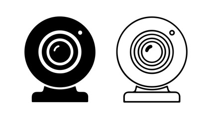 Webcam icons with transparent background