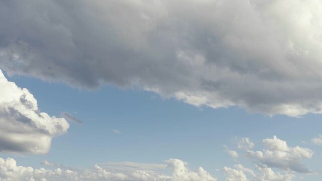 Clouds time lapse in the sky