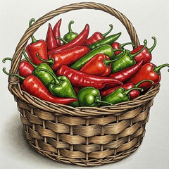 고추, 야채, hot, 칠리, 향료, 매운, 신선, 바구니, 수박, 과일, 메론, 먹을것, 고립시키는, 슬라이스, 수분이 많은, 감미로운, red, 신선, 건강한, 백, green, 익는, h2o, 디저트, 베다, 규정식, 새로운, 여름, 채식주의, 간식, 날 것의