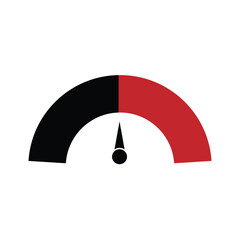 speedometer   logo icon illustration flat