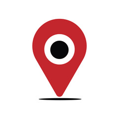 map pin  logo icon illustration flat